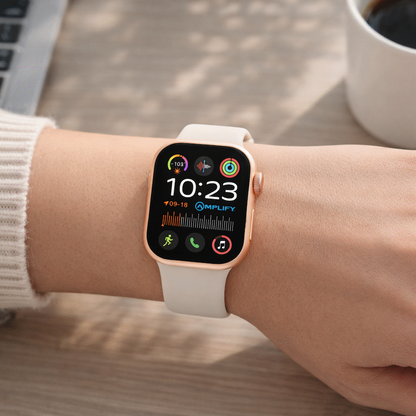 Amplify Challenge Series Square Smartwatch - Gold