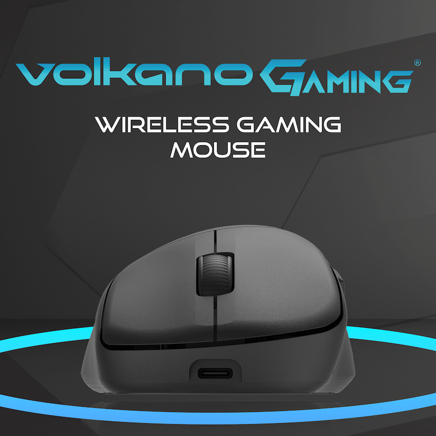 Volkano gaming Arc SL Lightweight Rechargeable multimode Gaming Mouse - Black
