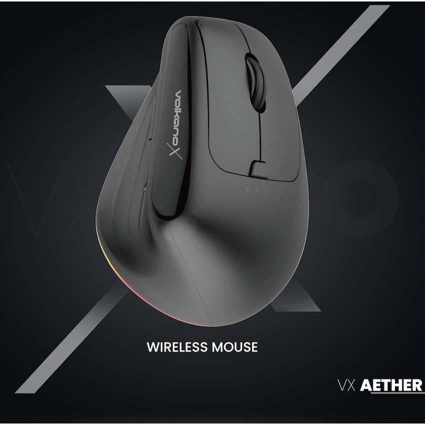 VolkanoX Aether Series Wireless Mouse With RGB