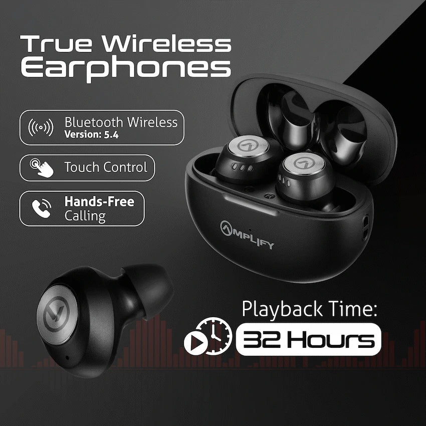 Amplify Zodiac 3 True Wireless Earphones - Black