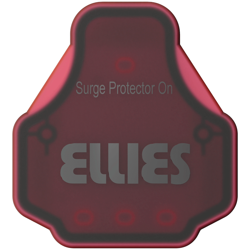 Ellies Re-wireable High Surge Plug Top - RD
