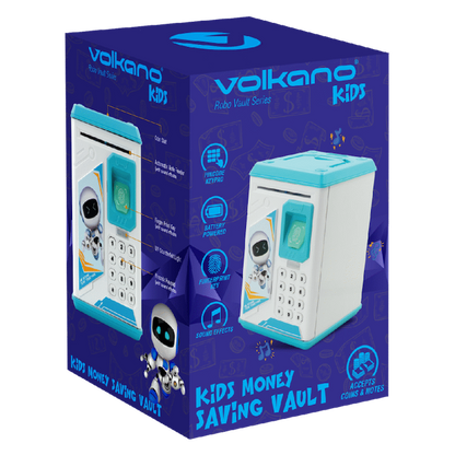Volkano Kids Robo Vault Series Kids Money-Saving Vault - Blue