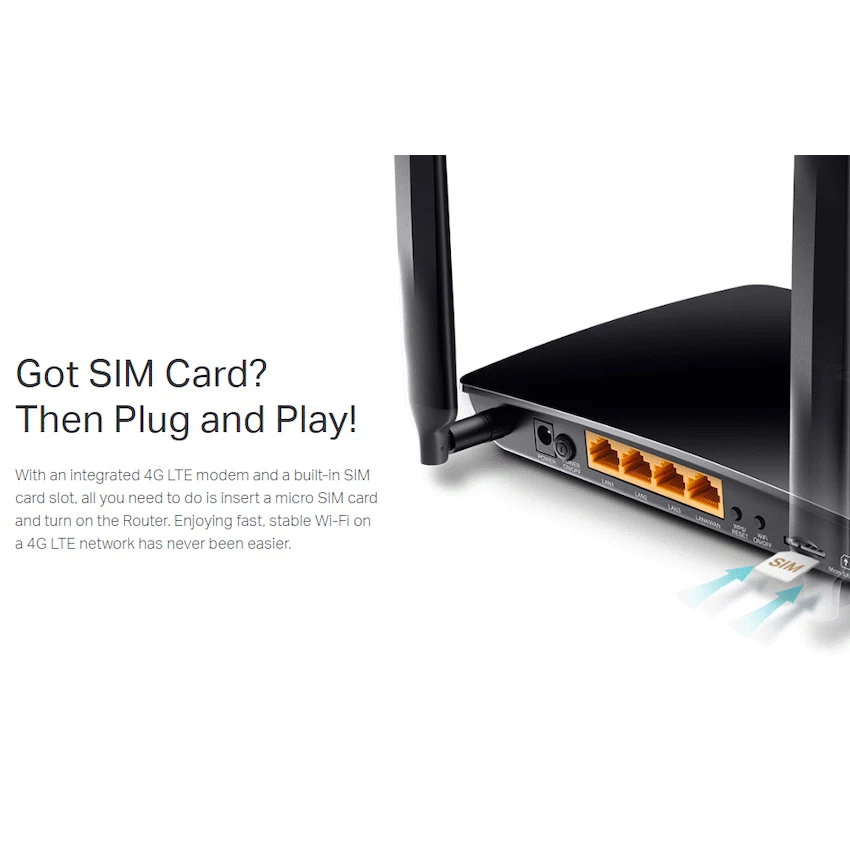 TP-Link TL-MR6400 300Mbps Wireless N 4G LTE Router