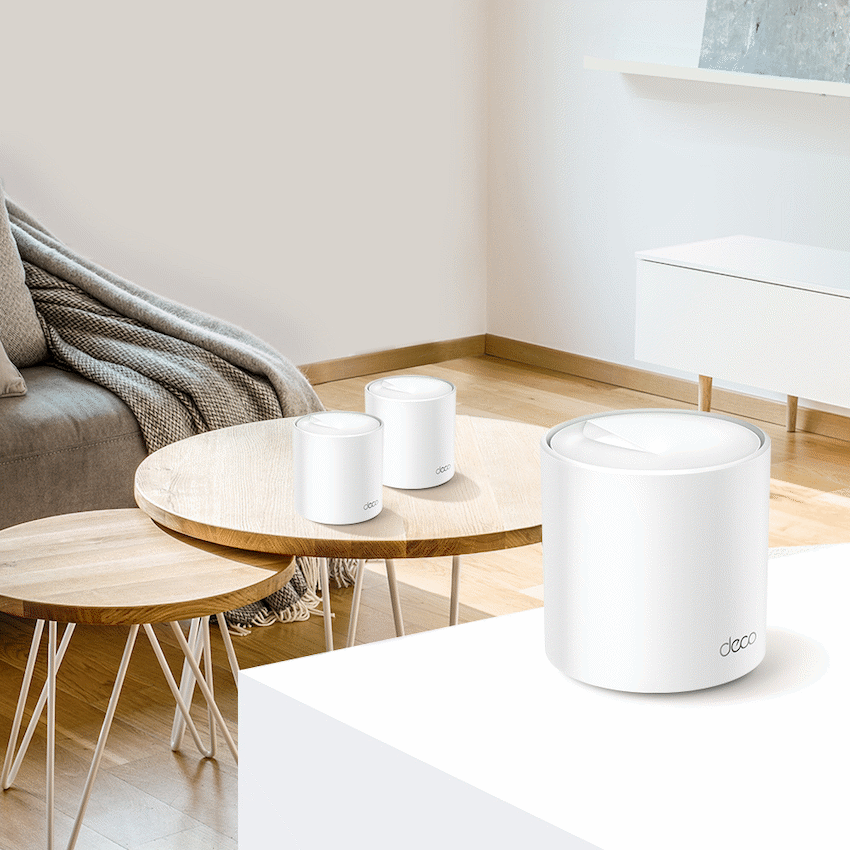 TP-Link Deco X60 (3-Pack) AX5400 Whole-Home Mesh Wi-Fi 6 System (Tri-Band)