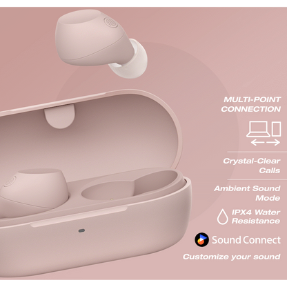 Sony WF-C710N True Wireless Earbuds (Pink)