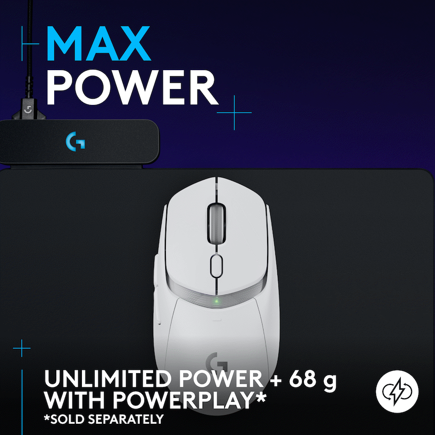 Logitech(R) G309 Lightspeed Wireless Mouse - White