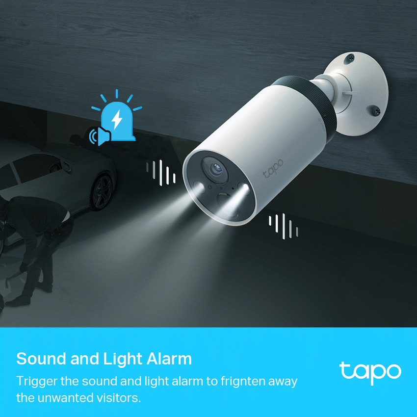TP-Link Tapo C420 2K QHD Smart Wire-Free Security Camera, 1 Camera System