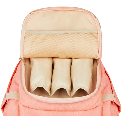 Totes Babe Alma 18l Diaper Backpack - Peach