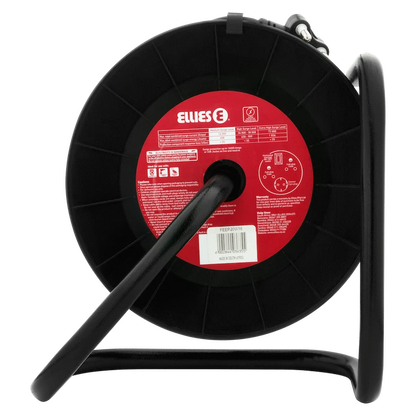 Ellies Heavy Duty Surge Extension Reel - 20m - BK