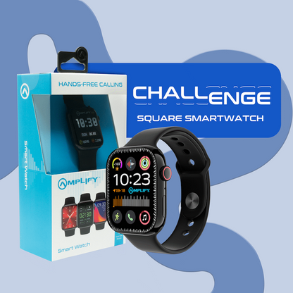 Amplify Challenge Series Square Smartwatch - Black