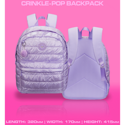 Quest Crinkle-Pop Backpack Lilac