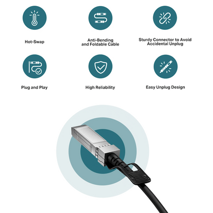 TP-Link SM5220-1M 1m 10G SFP+ Direct Attach Cable