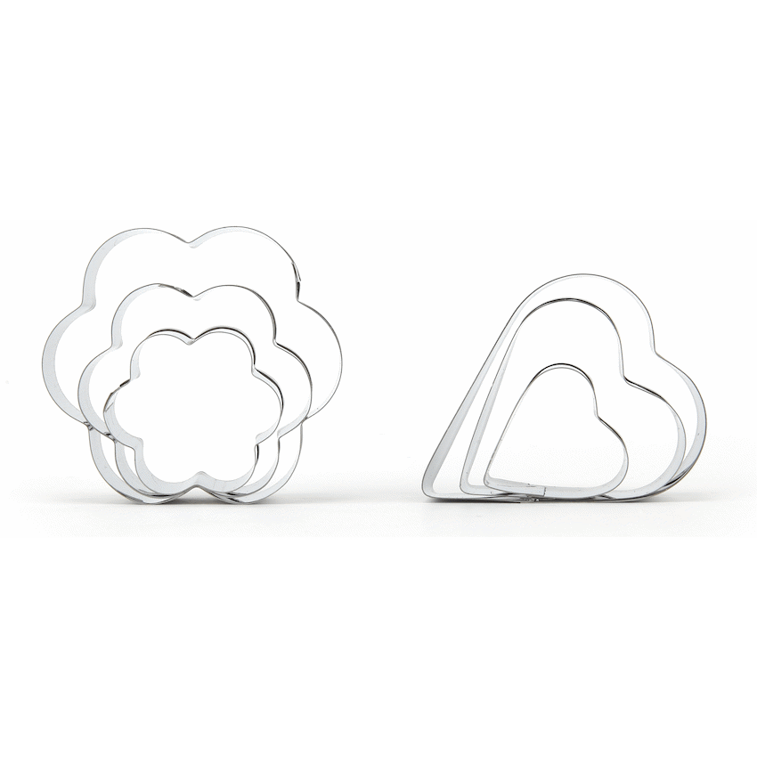 Kitchen Inspire Cookie Cutters Flowers ( Order in Qty of 6)