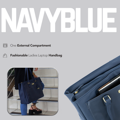 SupaNova Coco  14.1' Ladies Laptop Bag - Navy
