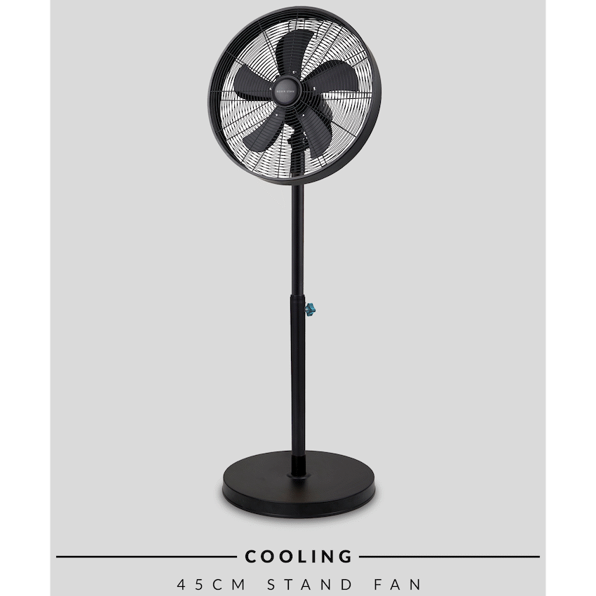 Boden Stark 45cm Stand Fan - Black