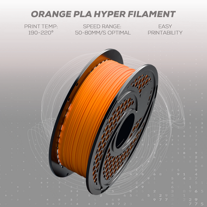 SA Filament PLA Hyper Filament 1kg - Orange