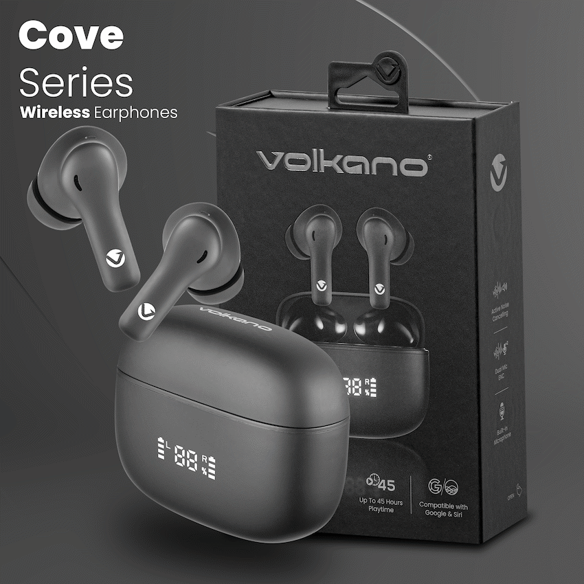 Volkano Cove Series True Wireless Earphone with Charging Case