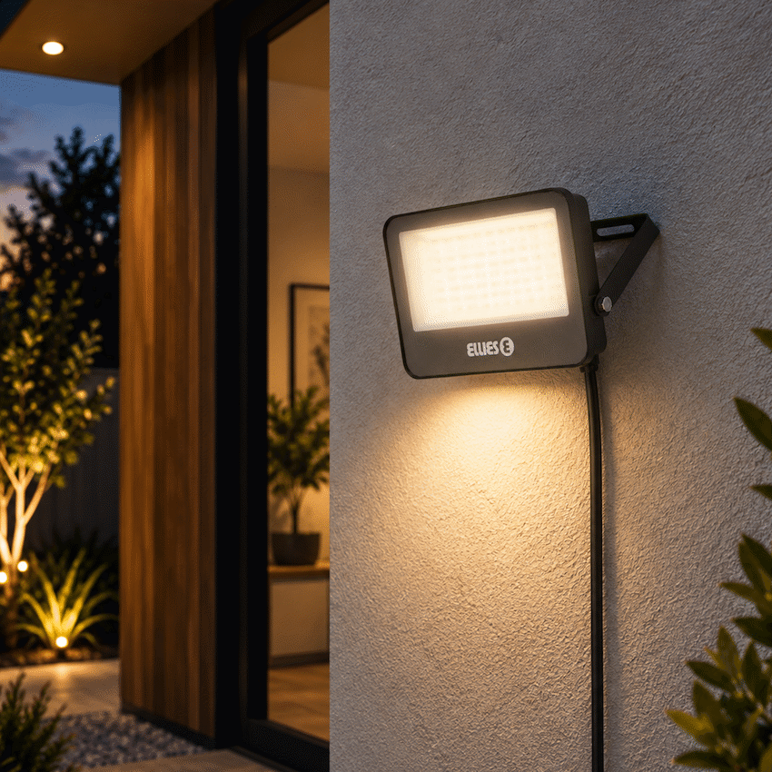 Ellies Quasar Series 50W AC Flood Light  with 3CCT -BK