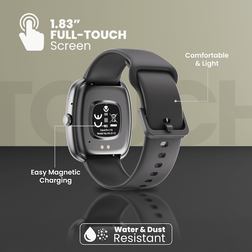 Volkano Elevate Series Smartwatch - Black