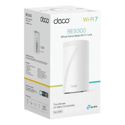 TP-Link Deco BE65 (1 Pack) BE9300 Whole Home Mesh Wi-Fi 7 System