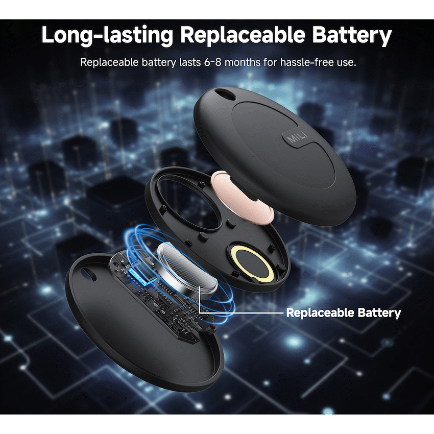 MiTag Android Tag with Keyring - 4 Pack