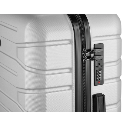 Travelwize Cabana ABS 4-Wheel Spinner 65cm Luggage - Platinum
