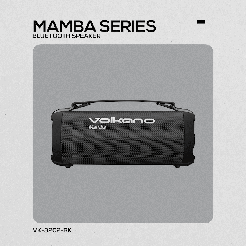 Volkano Mamba Series Bluetooth Speaker - Black