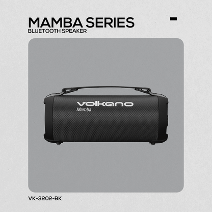 Volkano Mamba Series Bluetooth Speaker - Black