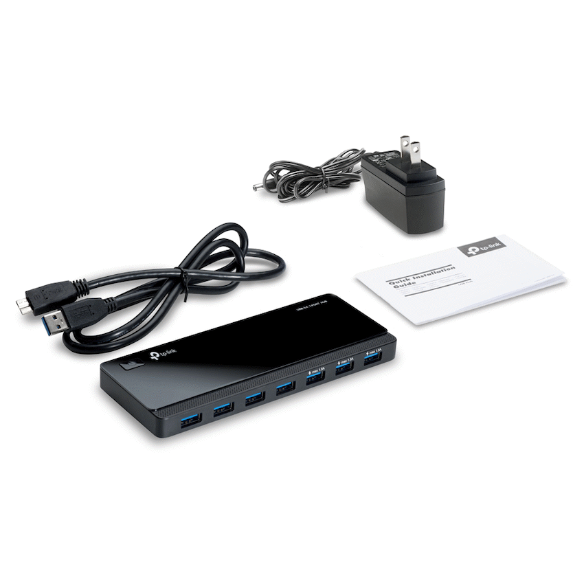 TP-Link UH700 USB 3.0 7-Port Hub with 2 Charging Ports