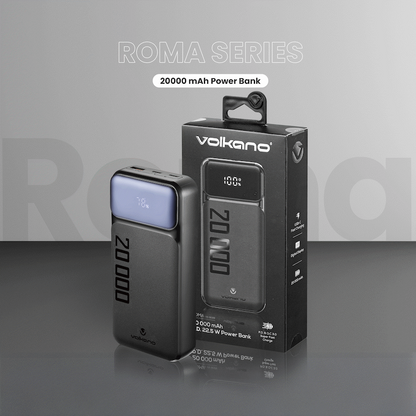 Volkano Roma Series 20000mah PD 22.5w Power Bank