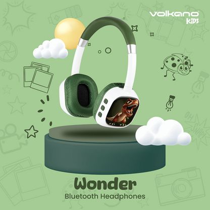 Volkano Wonder Bluetooth Wireless Headphones - Green