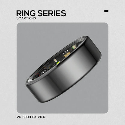 Volkano Ring Series Smart Ring - Black 20.6mm