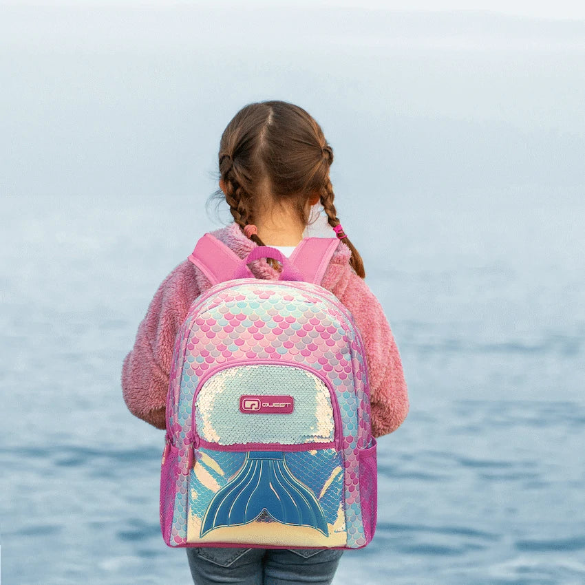 Quest Mermaid Shimmer Pre-School Backpack - Pink