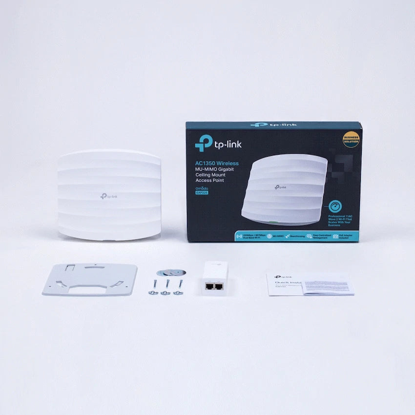 TP-Link EAP225 AC1350 Wireless Dual-Band Ceiling-Mount Access Point