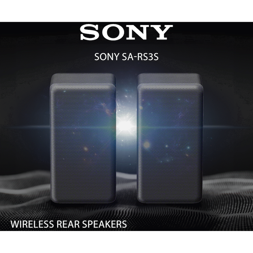 Sony SA-RS3S 100w Total Additional Wireless Rear Speakers