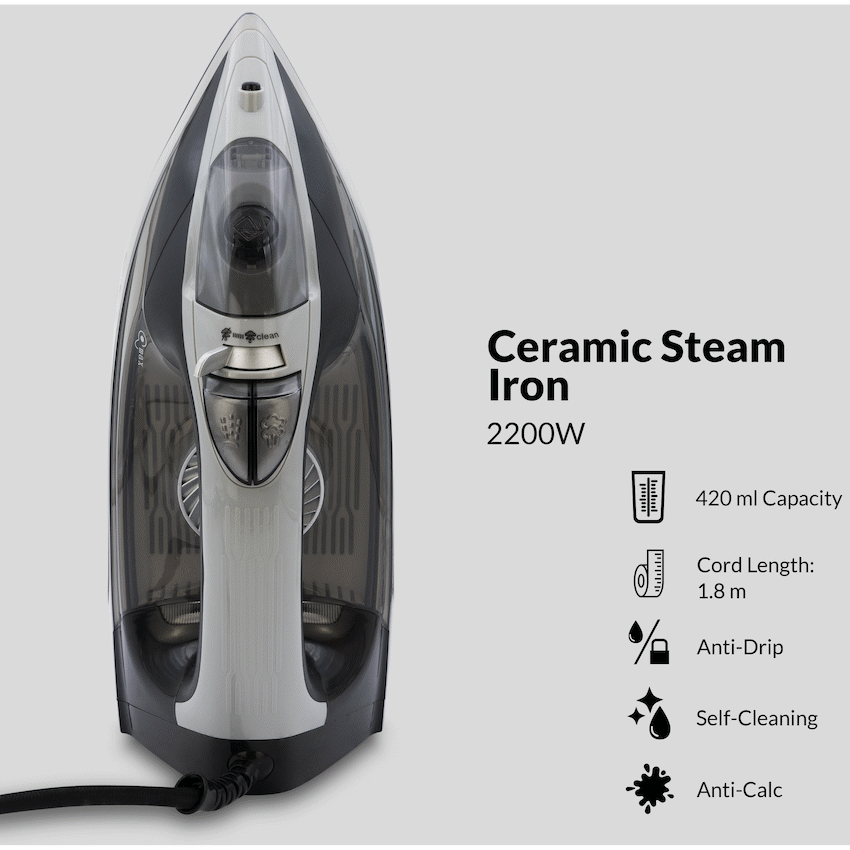 Boden Stark 2200W Ceramic Steam Iron