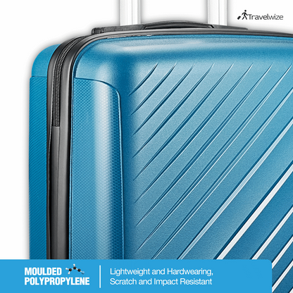 Travelwize Paros PP 4-Wheel Spinner 65cm Luggage - Teal