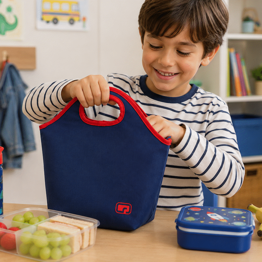 Quest BF Value Lunch Cooler - Navy/Red