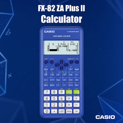 Casio FX-82 ZA Plus II Calculator - Blue