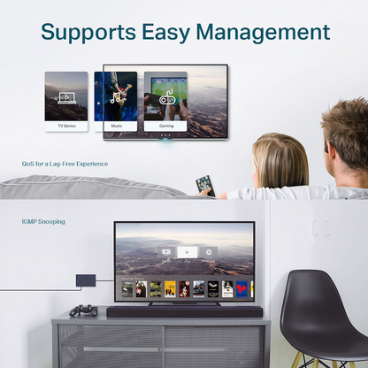 TP-Link TL-SG108E 8-Port Gigabit Easy Smart Switch