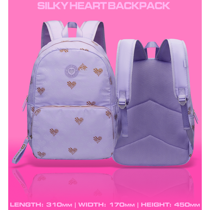 Quest Silky Heart Backpack Lilac