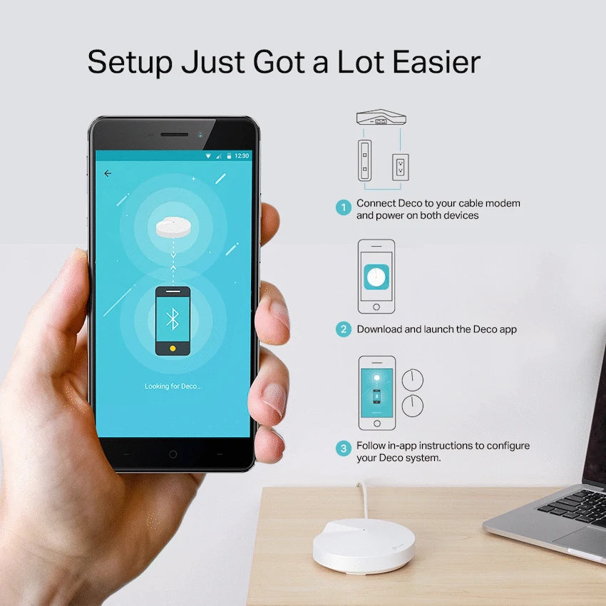 TP-Link Deco M5 (2-Pack) AC1300 Whole-Home Mesh Wi-Fi System