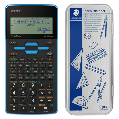 Sharp EL535 Scientific Calculator - 422 Functions- Blue