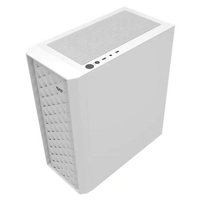 darkFlash Computer Case DK351 - White (with 4 ARGB Fans)