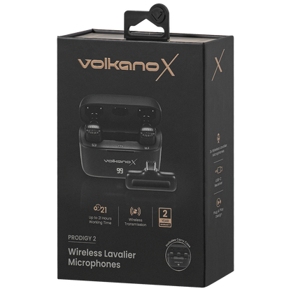 VolkanoX Prodigy 2 Series Wireless Lavalier Microphone