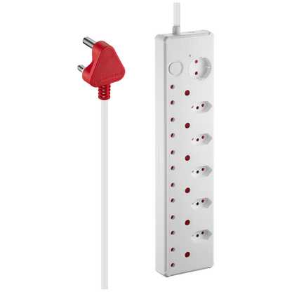 Switched Medium Surge 12-Way Multiplug 0.5m