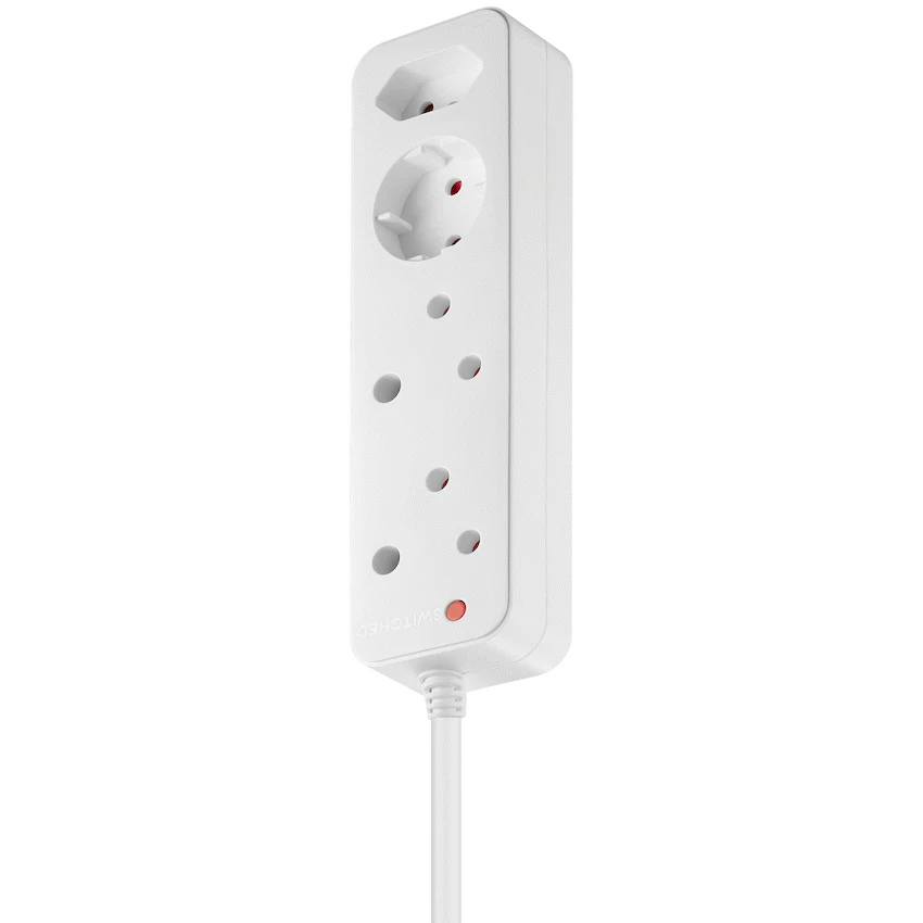 Switched High Surge 4-Way Multiplug 0.5m 1140J