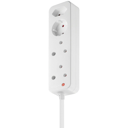 Switched High Surge 4-Way Multiplug 0.5m 1140J