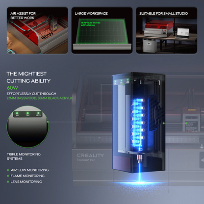Creality Falcon 60W Enclosed Laser Engraver