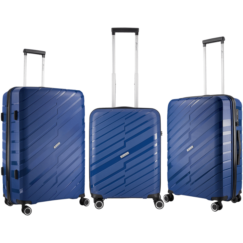 Travelwize Java PP 4-Wheel Spinner 75cm Luggage - Azure